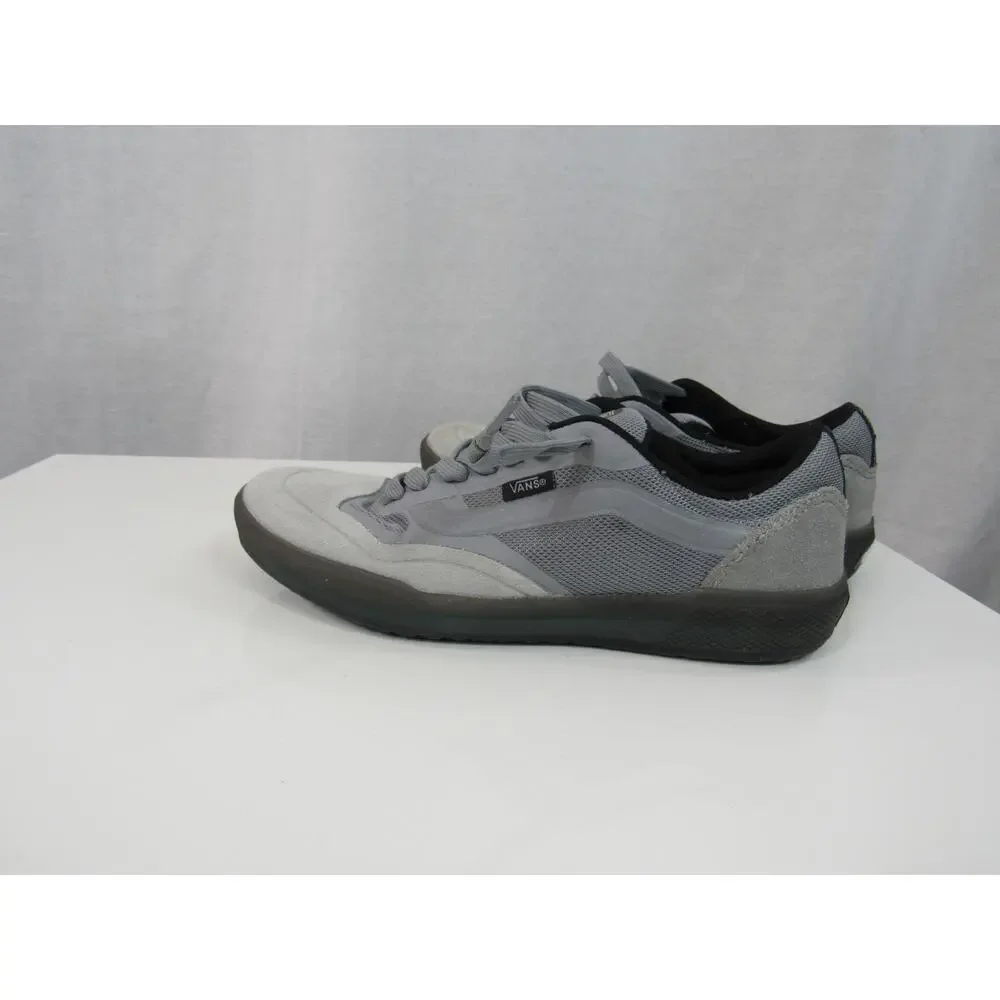 Men's Vans Ave Pro Skate Sneakers Reflective Gray Size 6.5 Suede Grey
